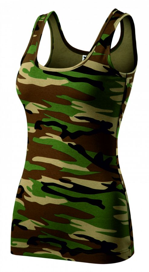 Tílko dámské Triumph CAMO C36 camouflage brown